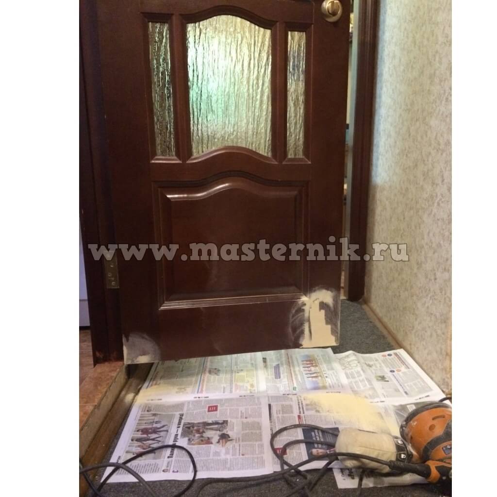 Реставрация межкомнатной двери