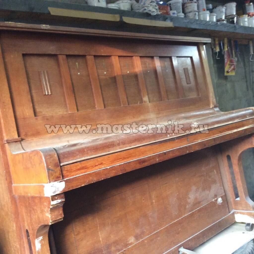 Реставрации старинного пианино