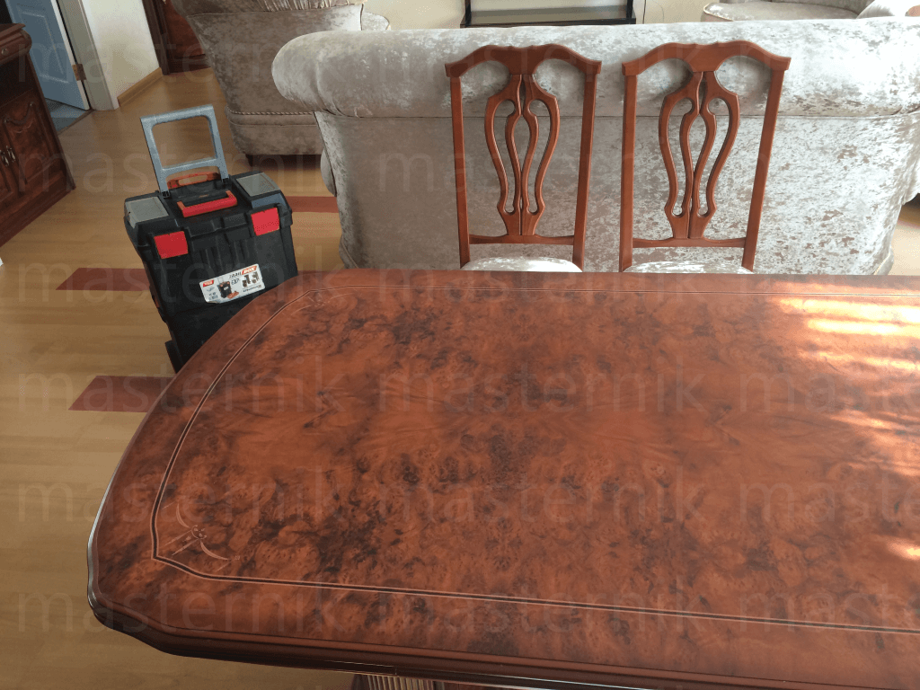 Реставрация поверхности стола